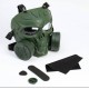 Маска защитная Skull Anti-Bio Style М10 OD (с вентиляторами) зеленая